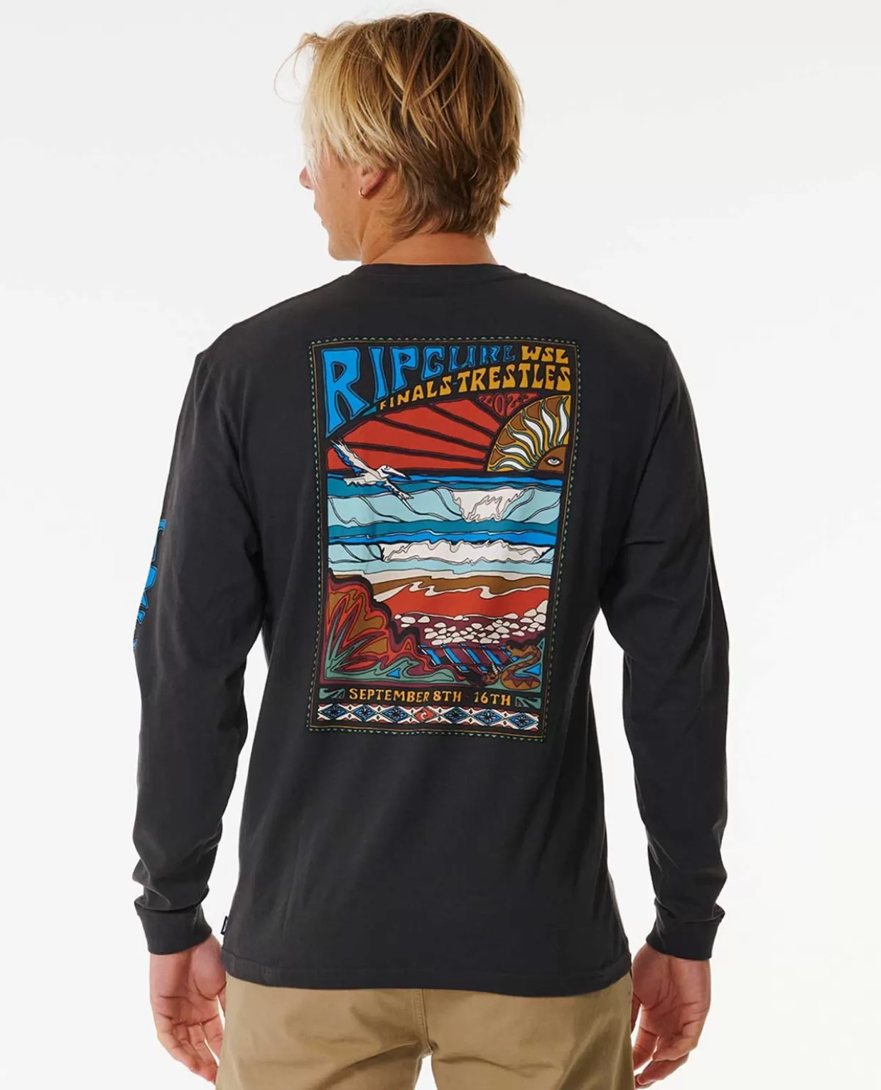 New 2023 Ripcurl WSL Finals Split Long Sleeve Tee Tees & Tanks