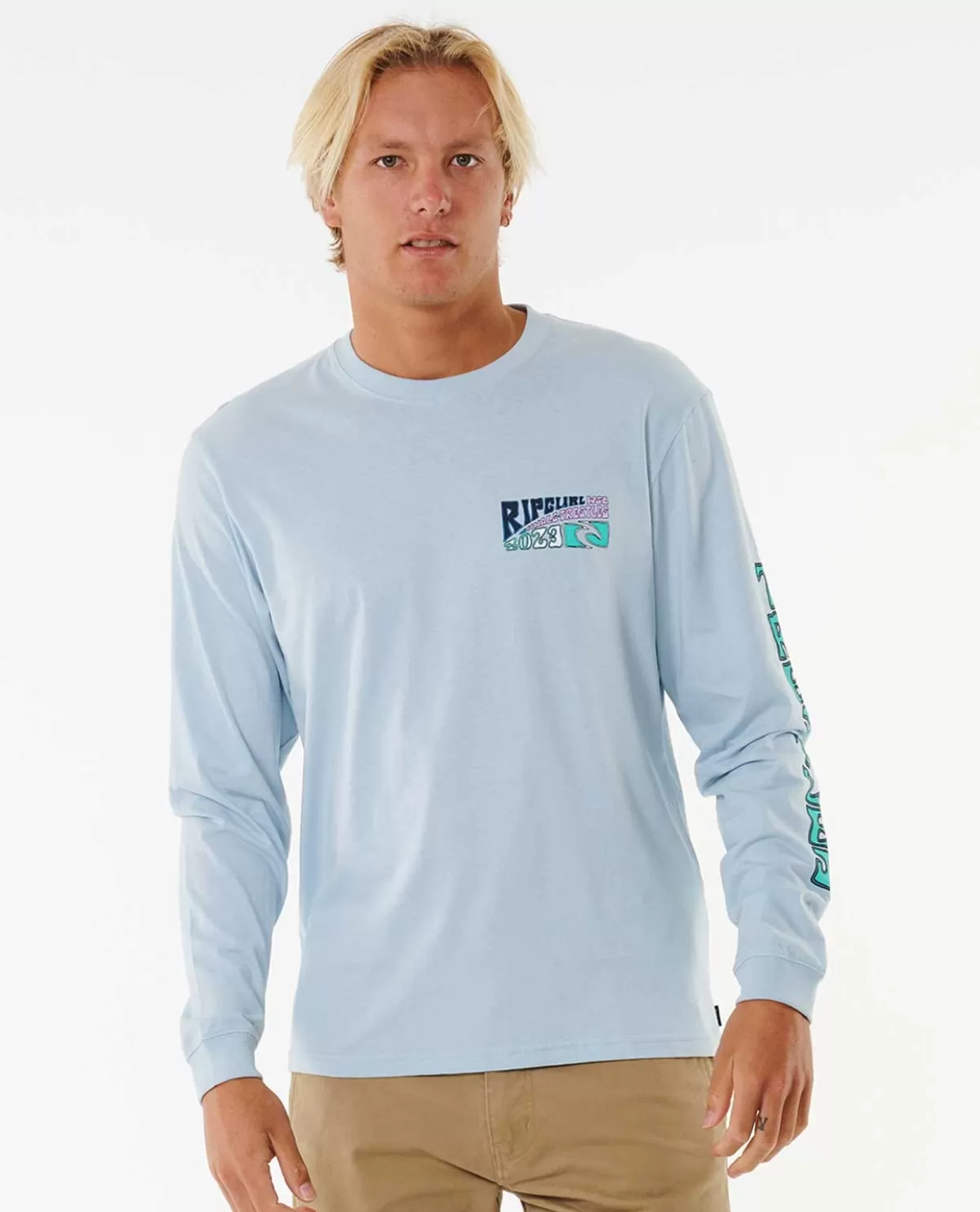 New 2023 Ripcurl WSL Finals Split Long Sleeve Tee Tees & Tanks