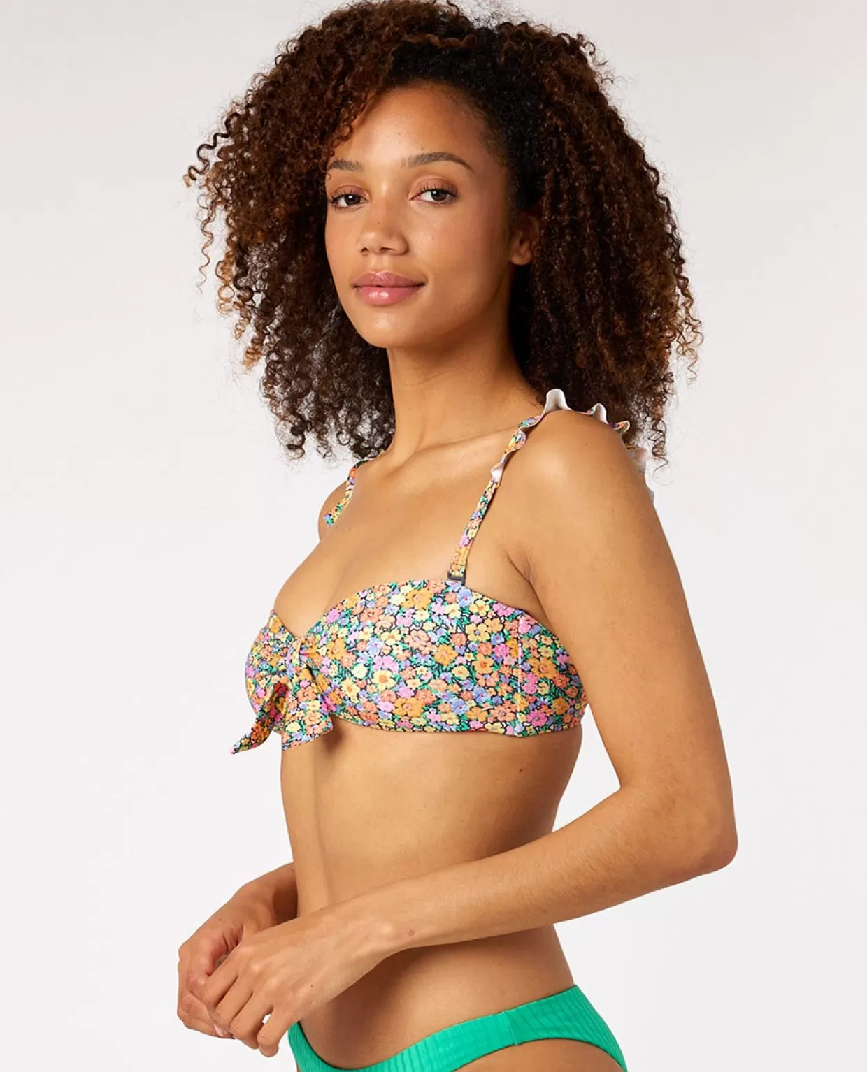 Shop Afterglow Ditsy Bandeau Bikini Top Women Bikini Tops