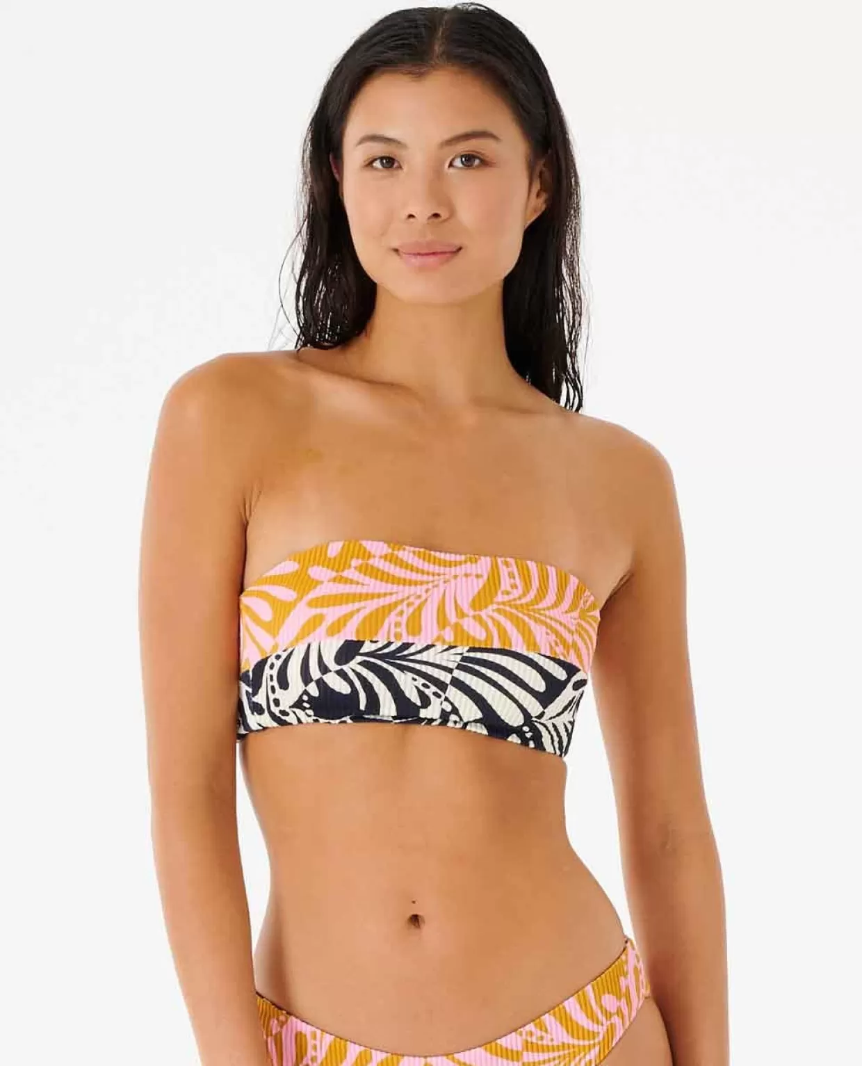 Online Afterglow Swirl Bandeau Bikini Top Women Bikini Tops