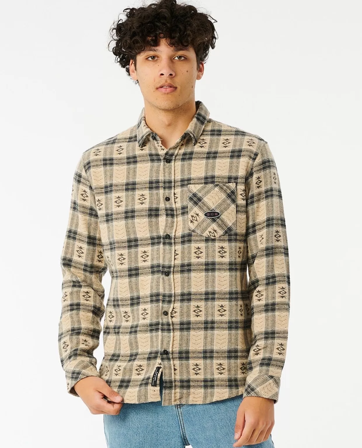 Cheap Archive Flannel Long Sleeve Shirt Shirts & Polos