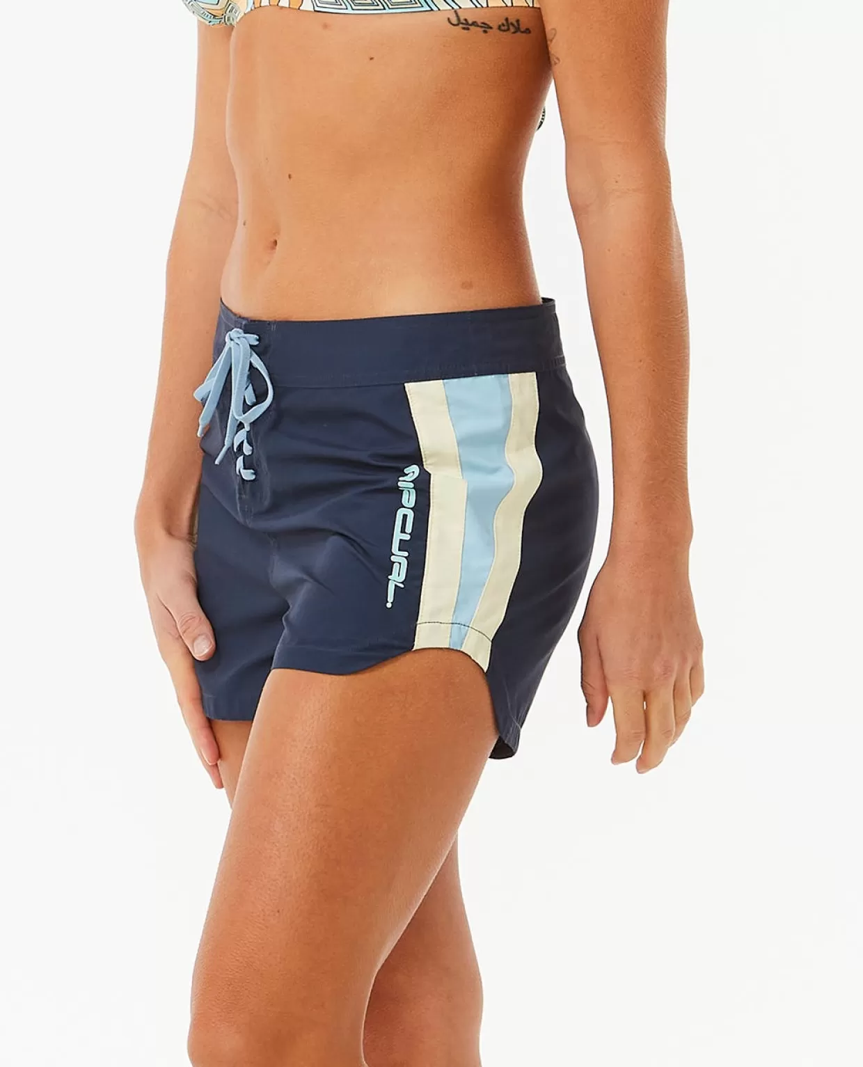 Store Block Party Hi Waist 3" Boardshort Women Boardshorts | Block Party