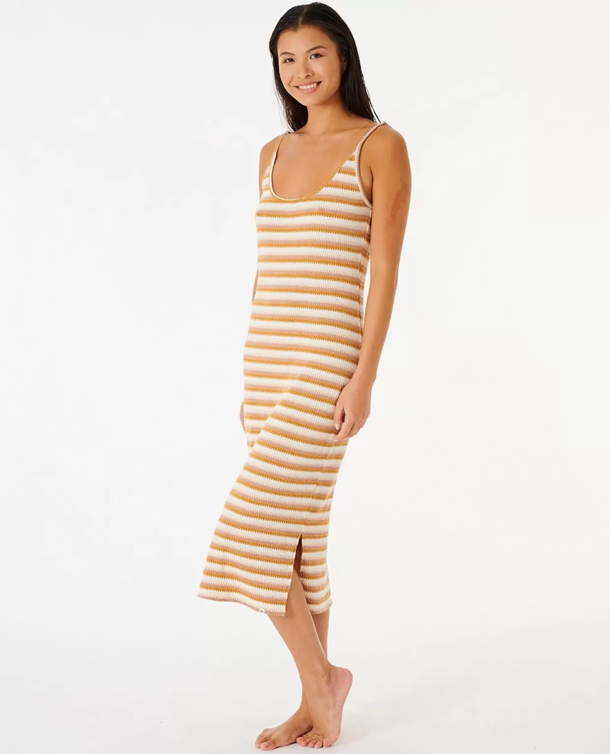 Best Sale Bobbi Stripe Midi Dress Women Dresses & Rompers