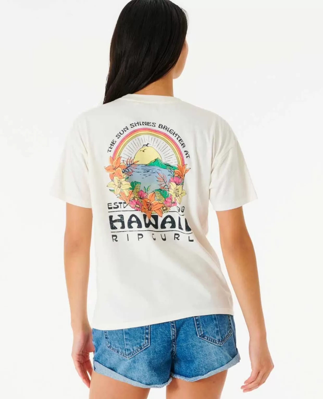 Store Brighter Sun Relaxed Tee Women Tees & Tanks