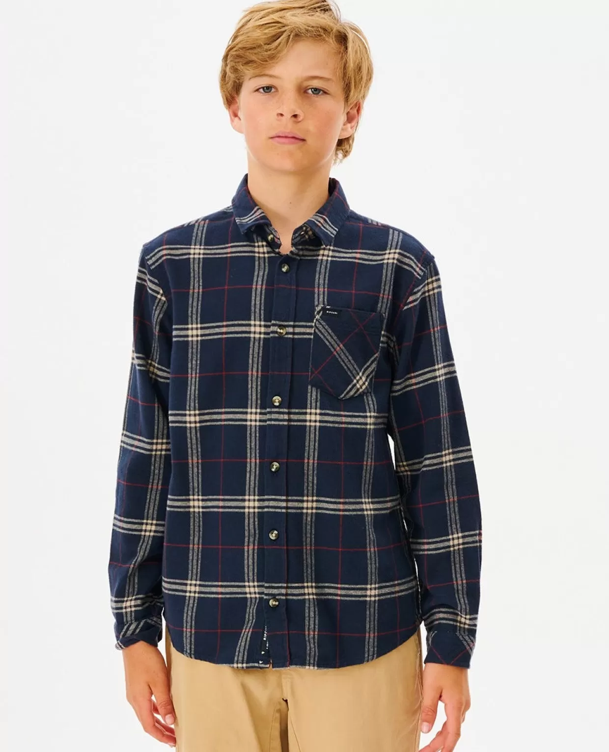 Cheap Checked In Flannel Shirt Boy Kids/BOY Tops & Tees