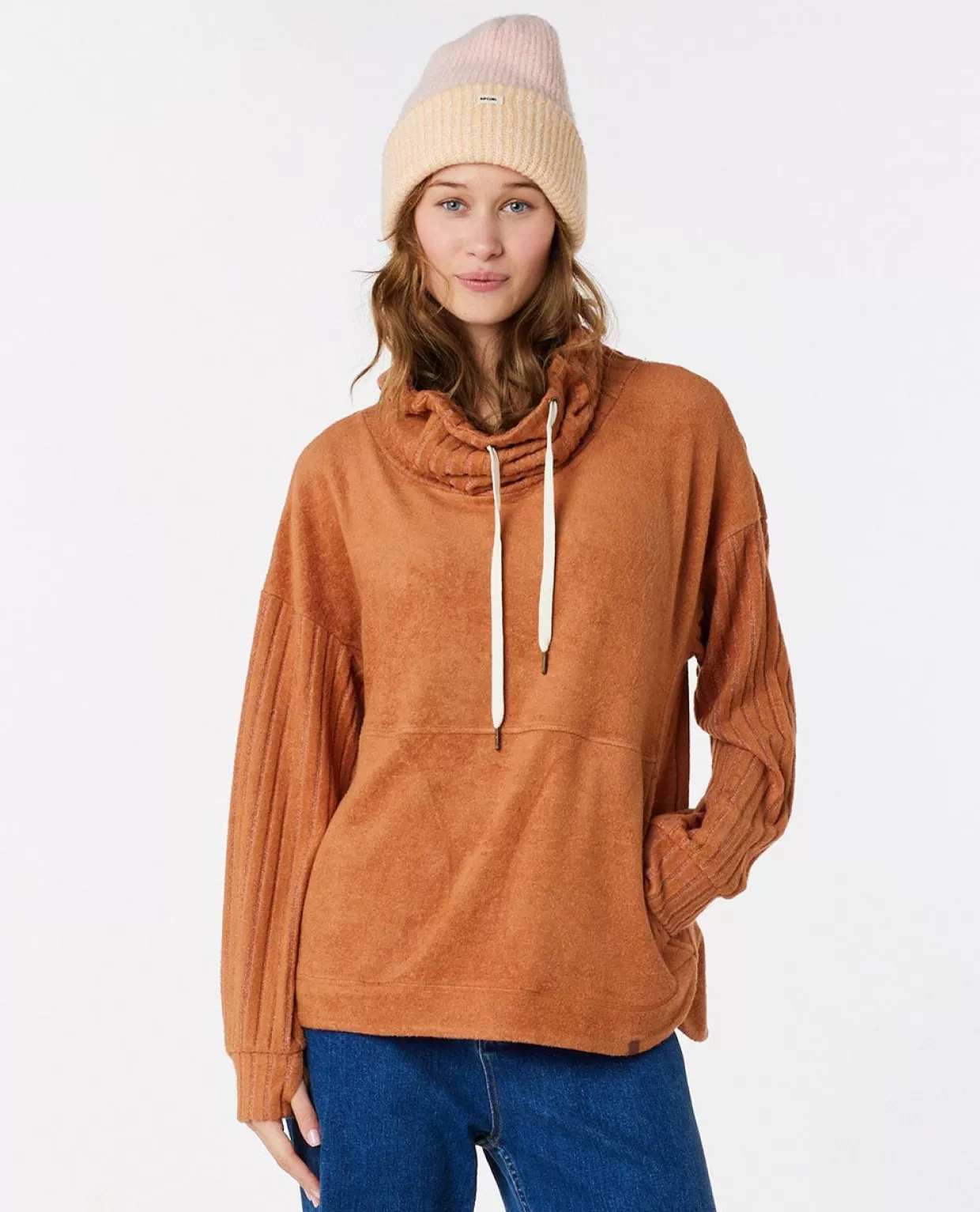 Shop Cosy Roll Neck II Fleece Women Hoodies & Jumpers