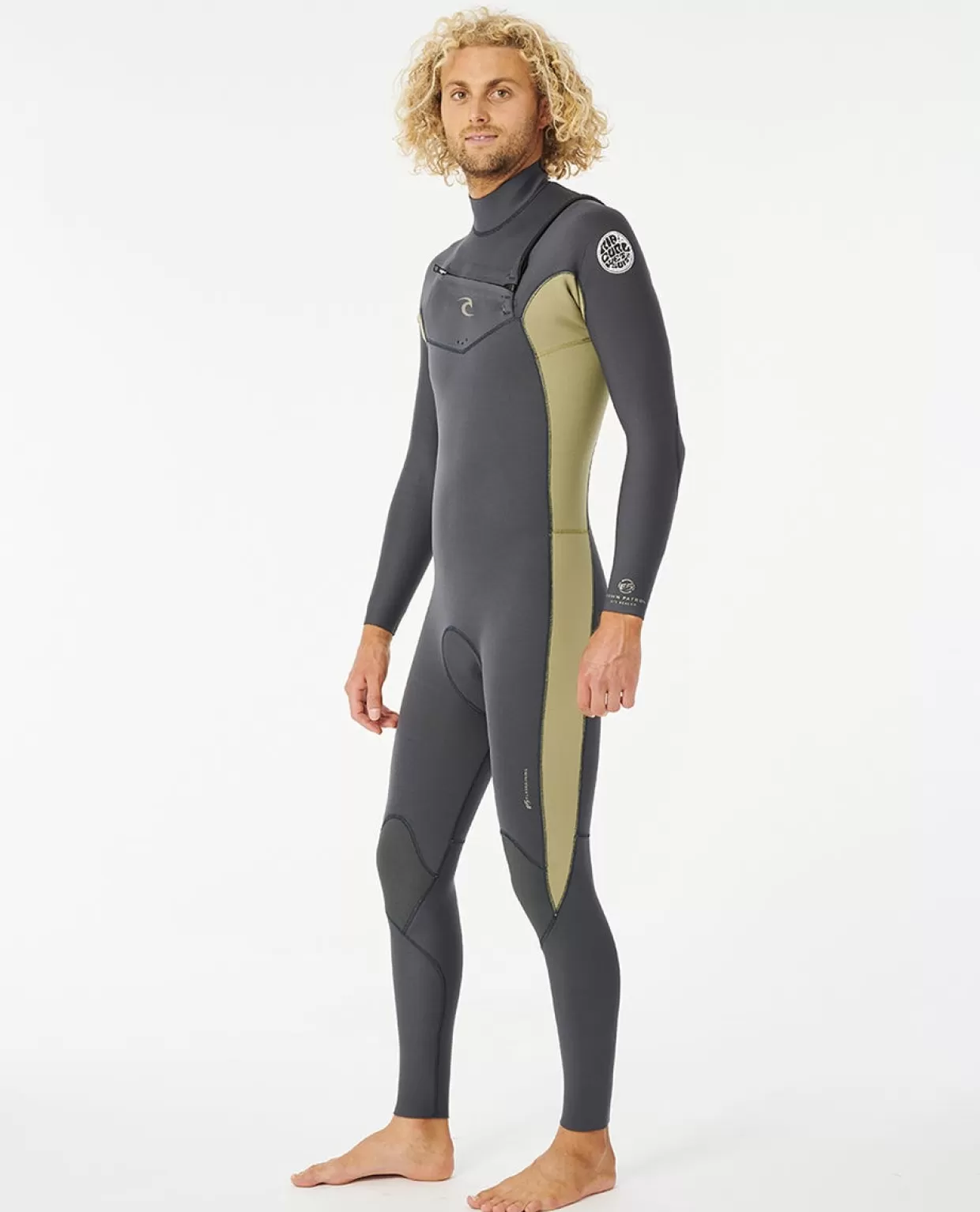 Best Dawn Patrol 4/3 Chest Zip Wetsuit Steamers