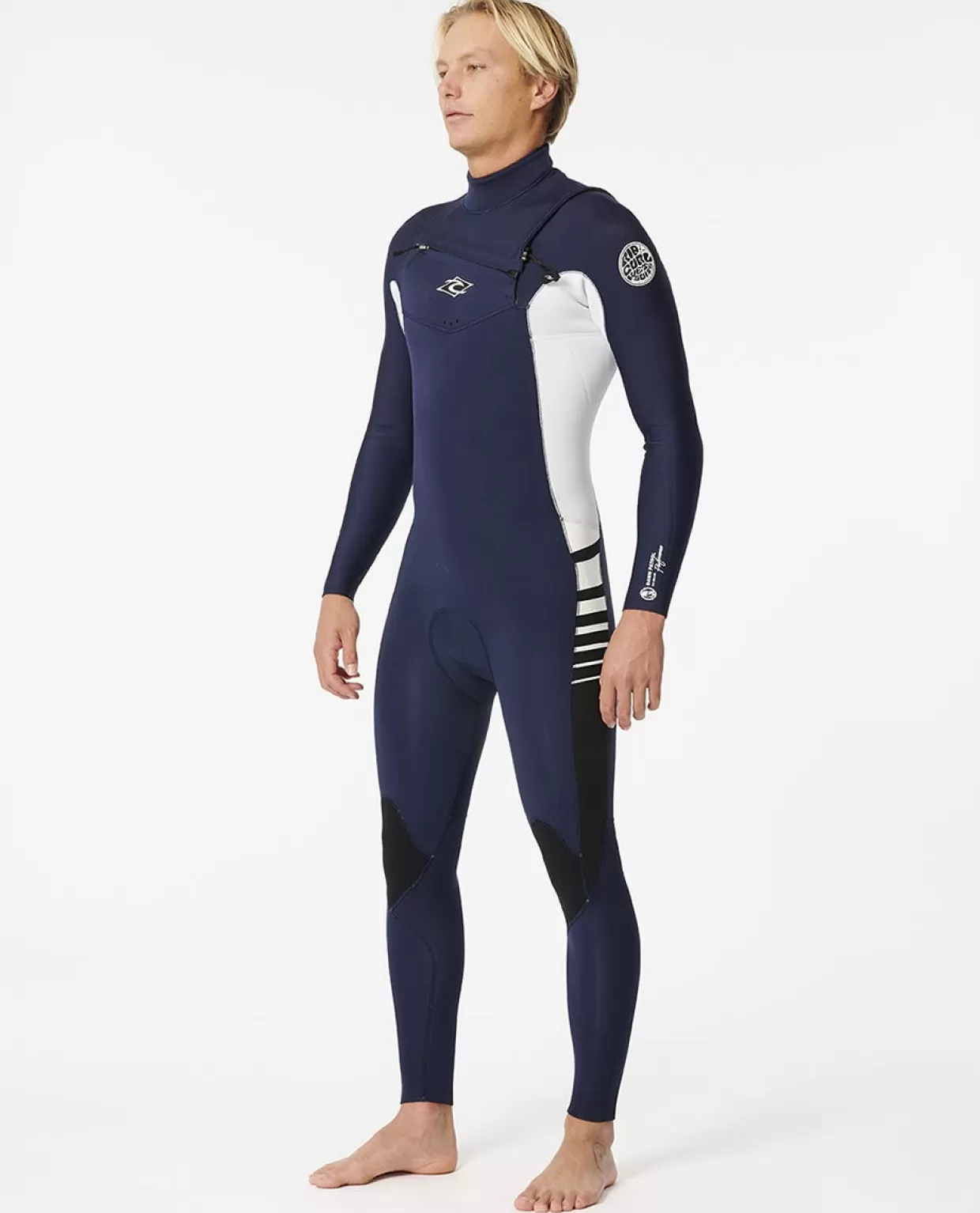 Shop Dawn Patrol Perf 4/3 Chest Zip Wetsuit Steamers