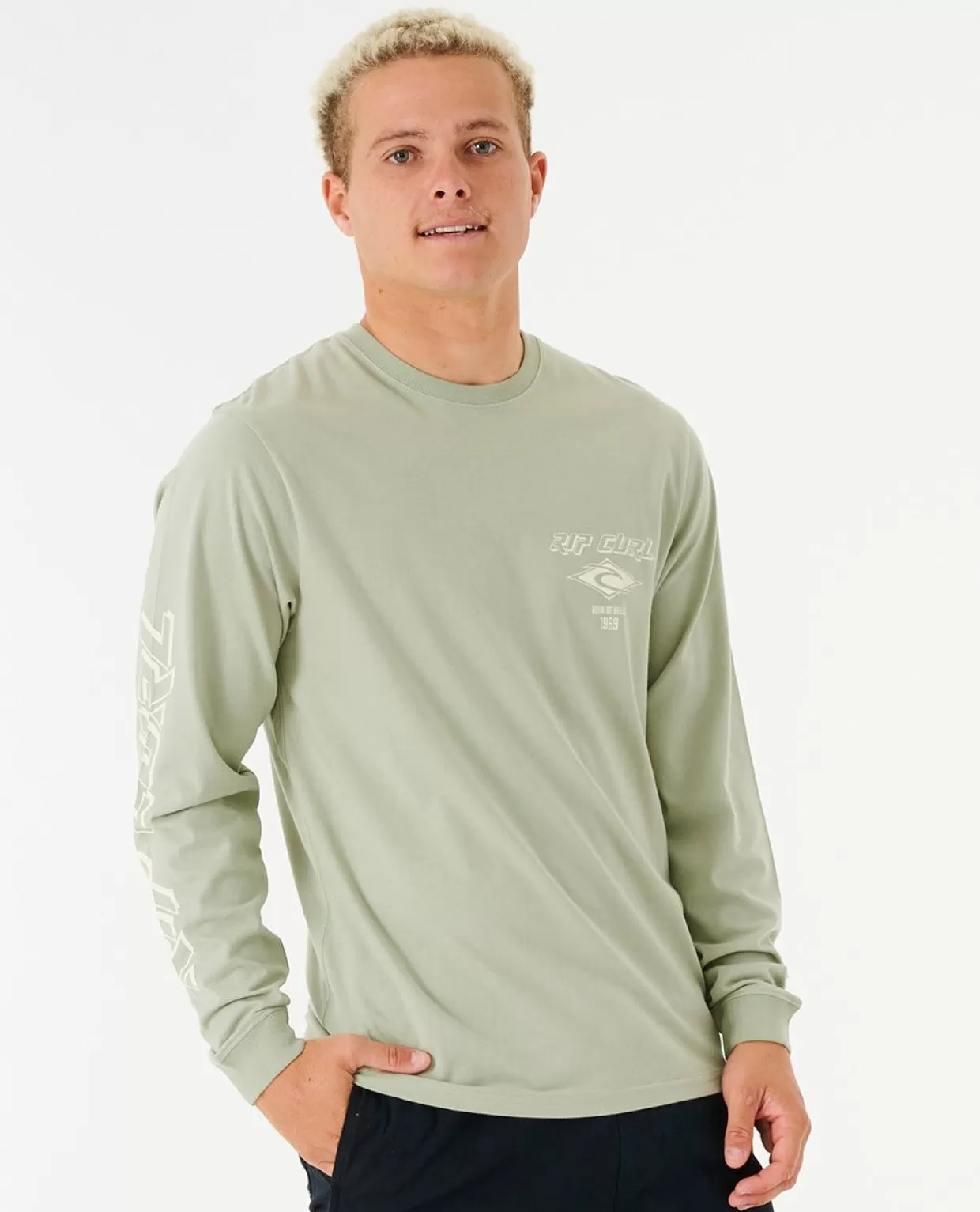 Clearance Fade Out Icon Long Sleeve Tee Tees & Tanks | Icons of Surf