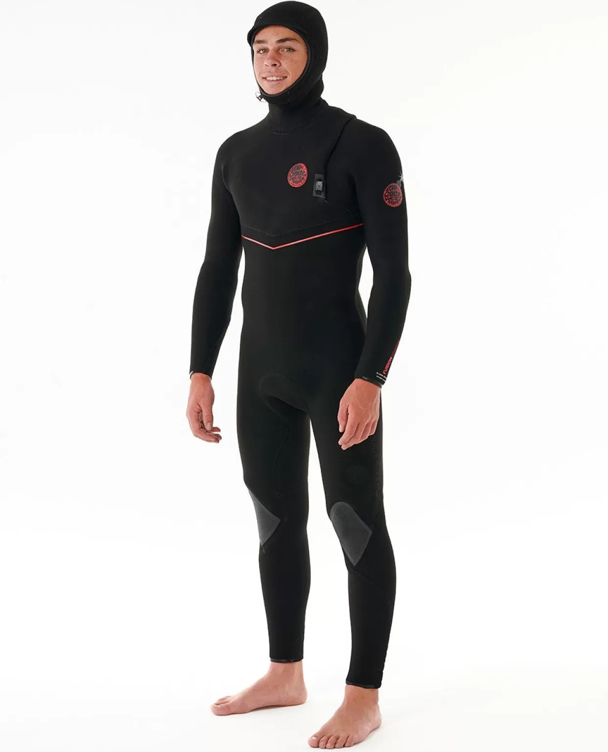 Hot Flashbomb Fusion 5/4 hooded Zip Free Wetsuit Steamers