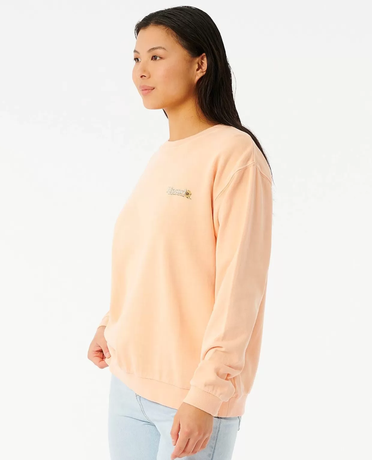 Cheap Golden Hour Relaxed Crew Fleece Women Hoodies & Jumpers