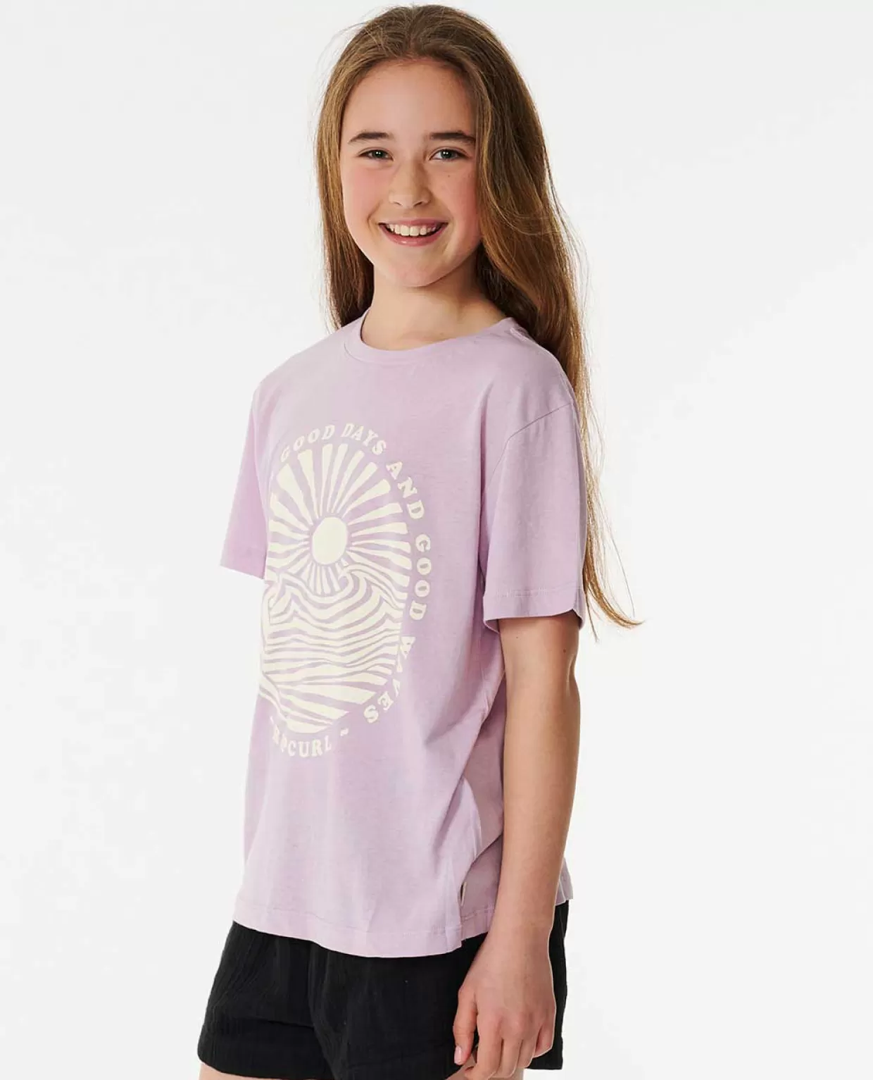 Cheap Good Waves Standard Short Sleeve Tee Girl Kids Tops & Tees