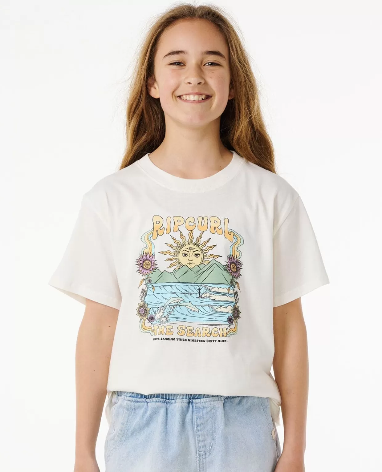 Best Hibiscus Heat Art Tee Girl Kids Tops & Tees