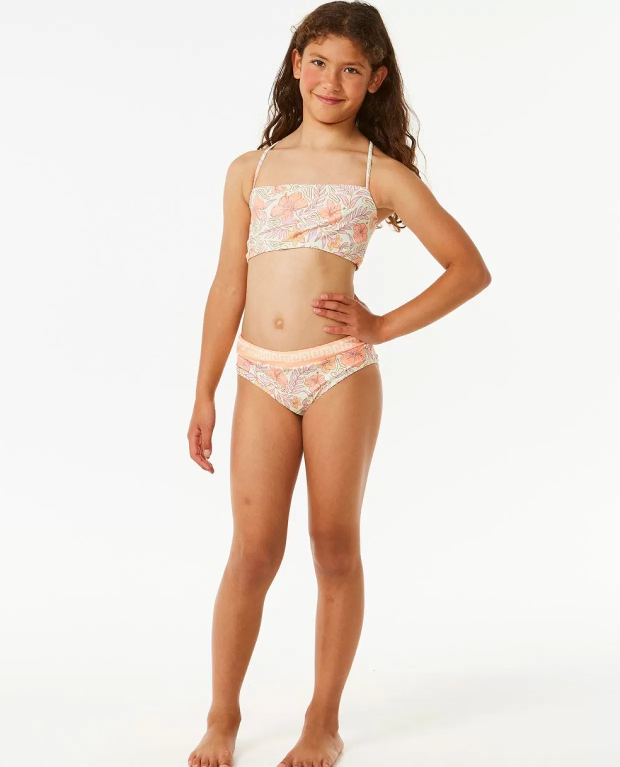 Sale Hidden Tropic Bikini Girl Kids Swimwear