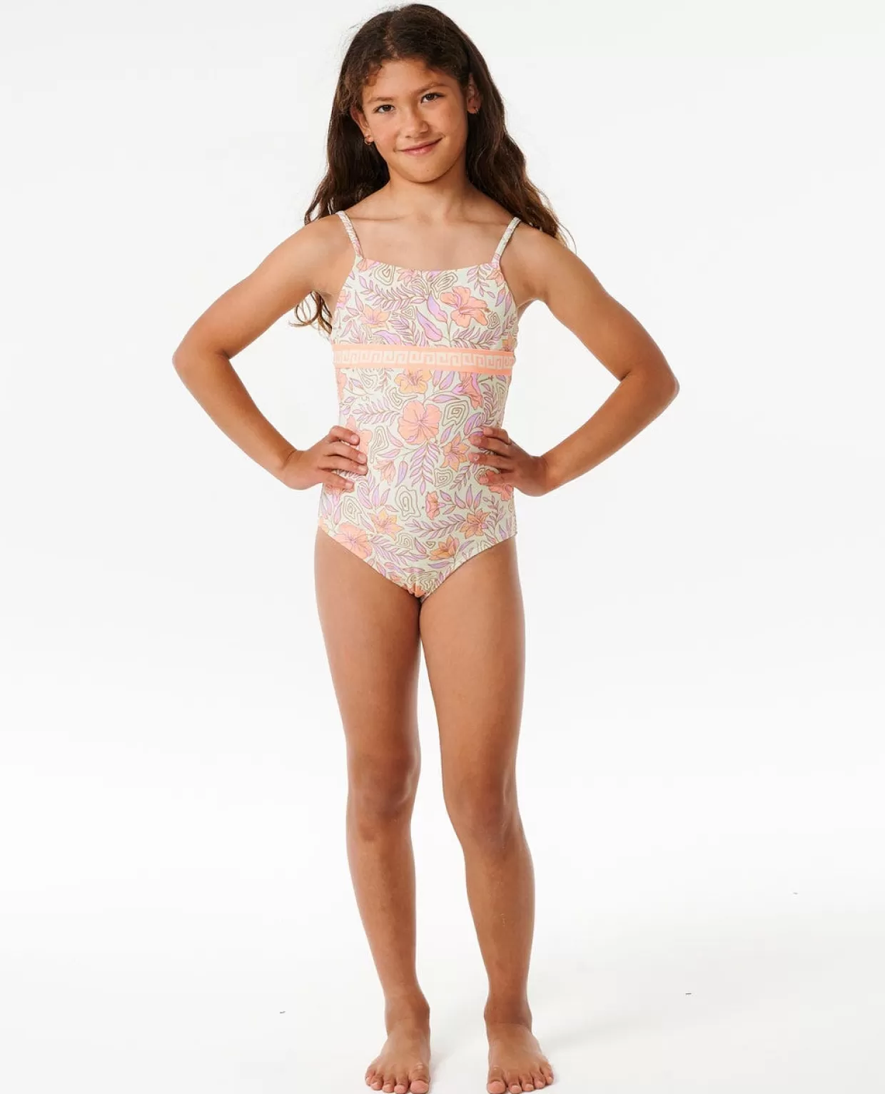 Best Hidden Tropic One Piece Girl Kids Swimwear