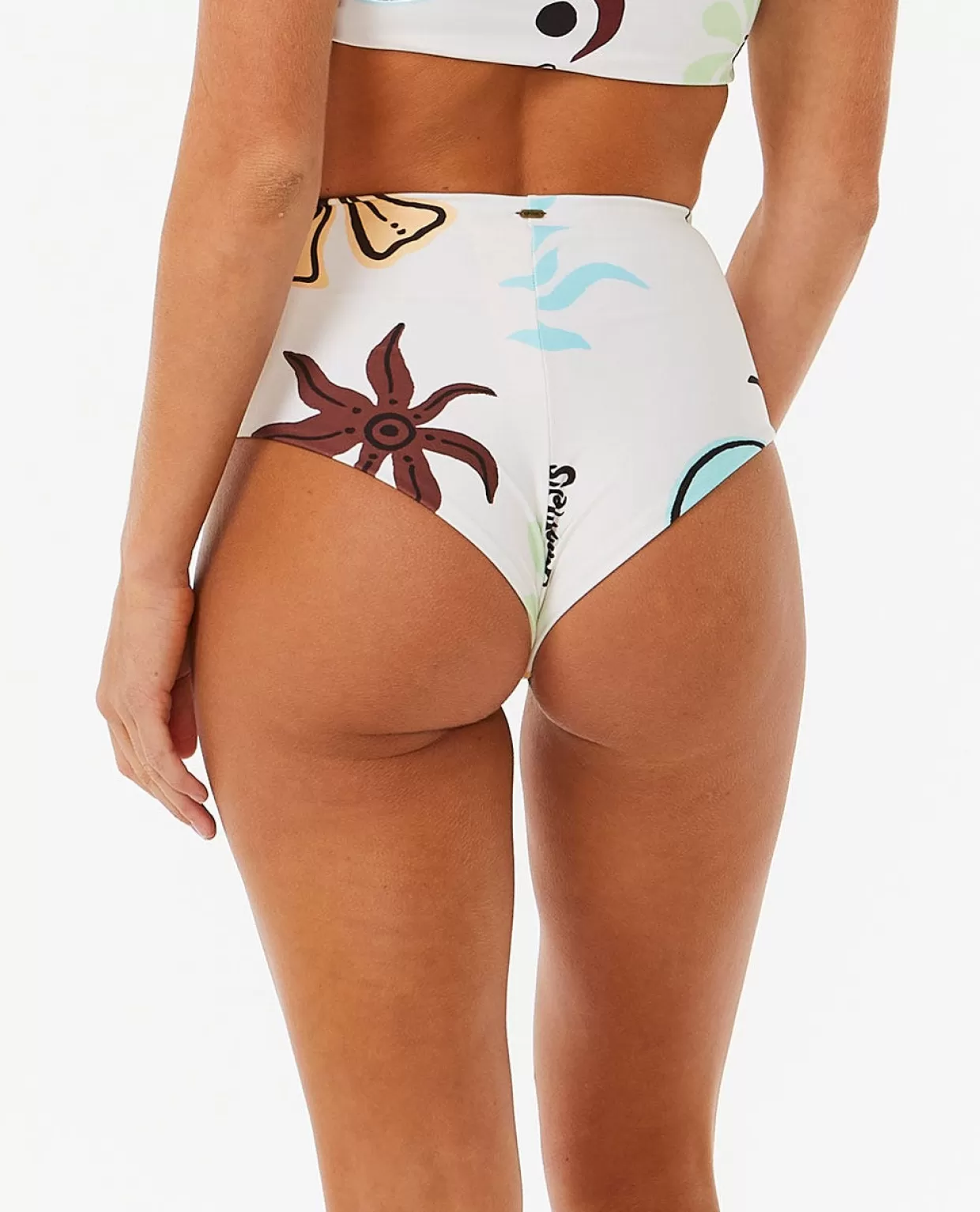 Store Holiday Hi Waist Cheeky Bikini Bottom Women Bikini Bottoms | Holiday