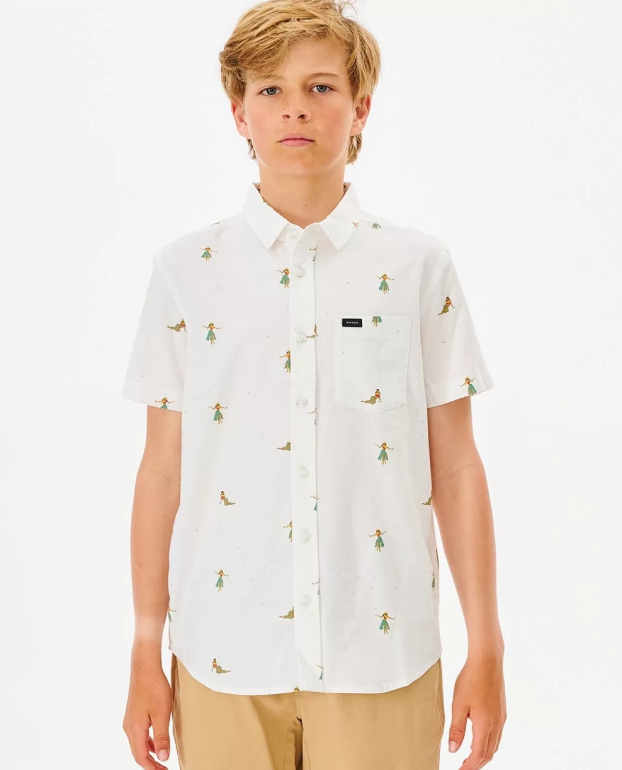 Fashion Hula Breach Short Sleeve Shirt Boy Kids/BOY Tops & Tees