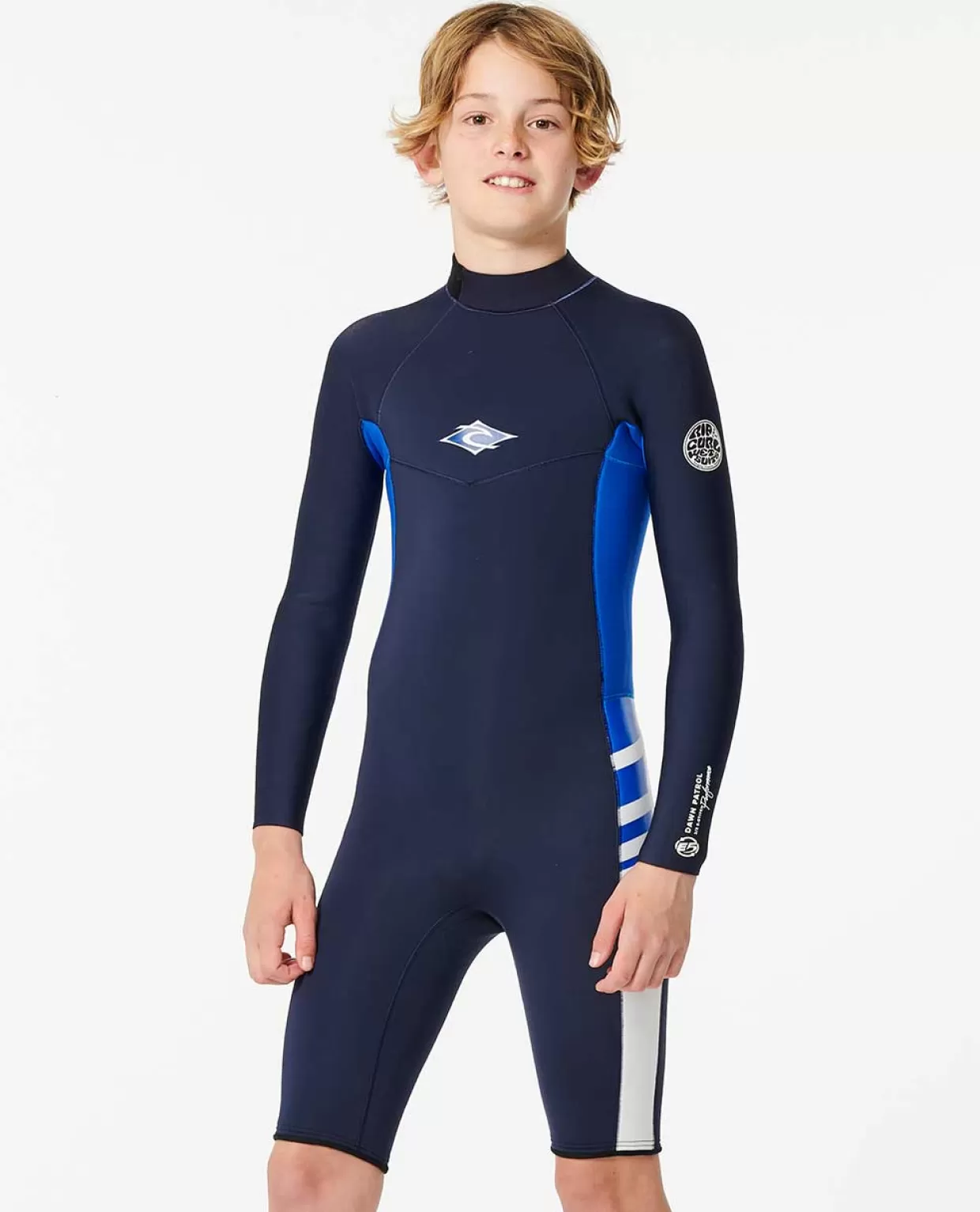 Sale Junior Dawn Patrol 2/2 Back Zip Long Sleeve Wetsuit Kids/BOY Springsuits