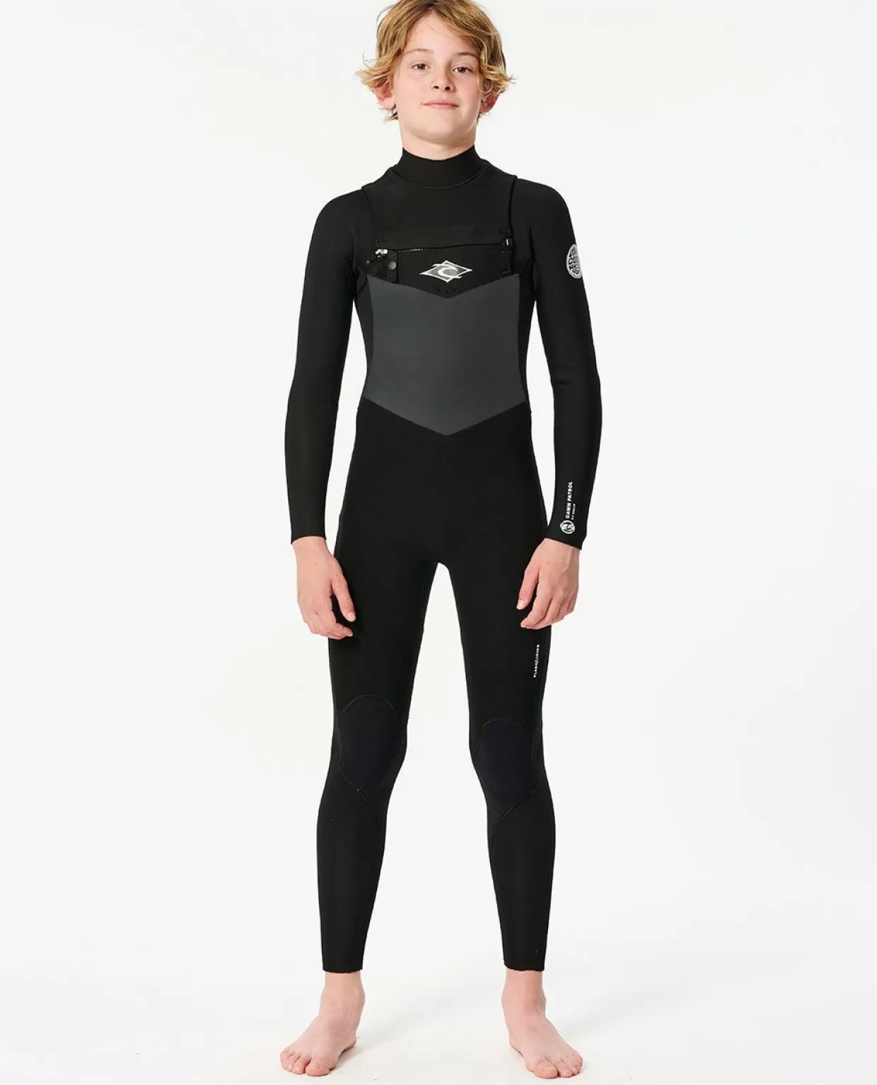 Cheap Junior Dawn Patrol 3/2 Chest Zip Wetsuit Kids/BOY Steamers | Steamers