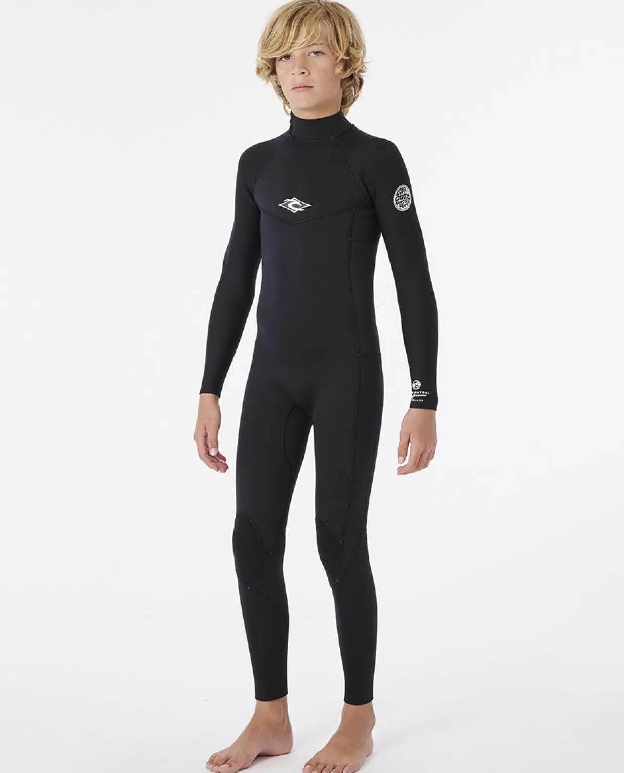 Hot Junior Dawn Patrol 5/3 Back Zip Wetsuit Kids Springsuits