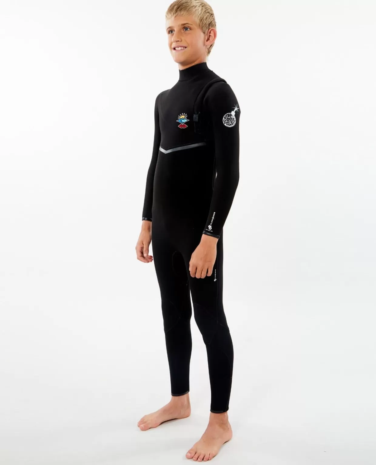 Discount Junior Flashbomb 3/2 Chest Zip Wetsuit Kids/BOY Steamers | Steamers