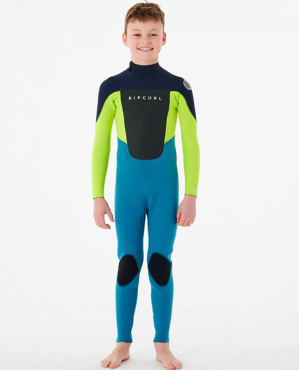 Best Junior Omega 4/3 Back Zip Wetsuit Kids/BOY Steamers