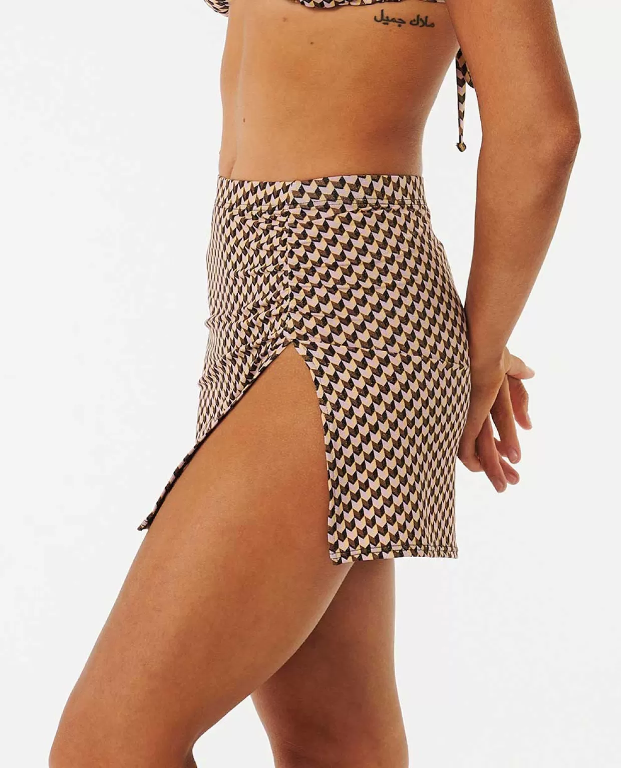 Shop La Isla Geo Swim Skirt Women Bikini Bottoms