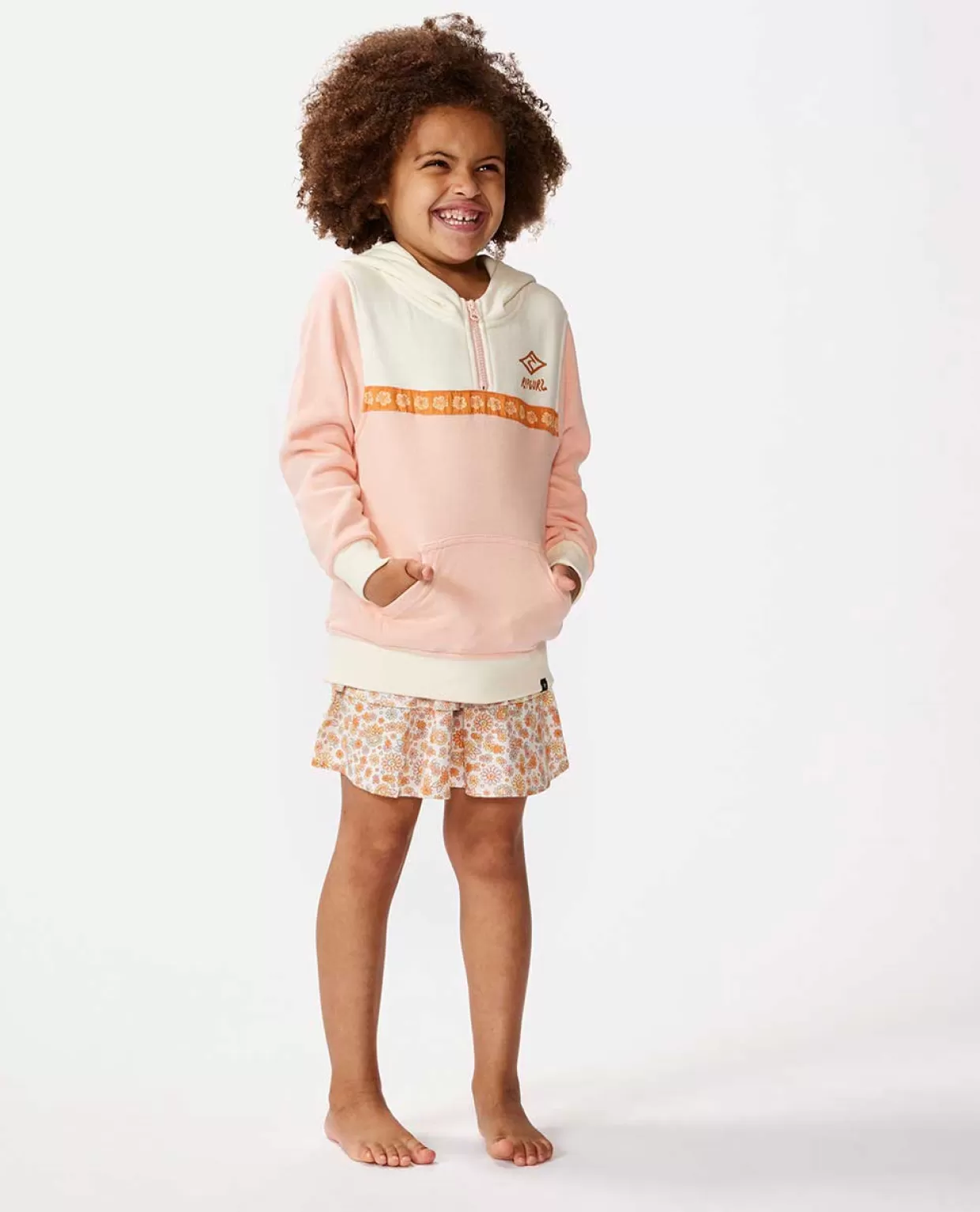 Fashion La Tropica Hood Zip Fleece Girl Kids Hoodies & Jumpers