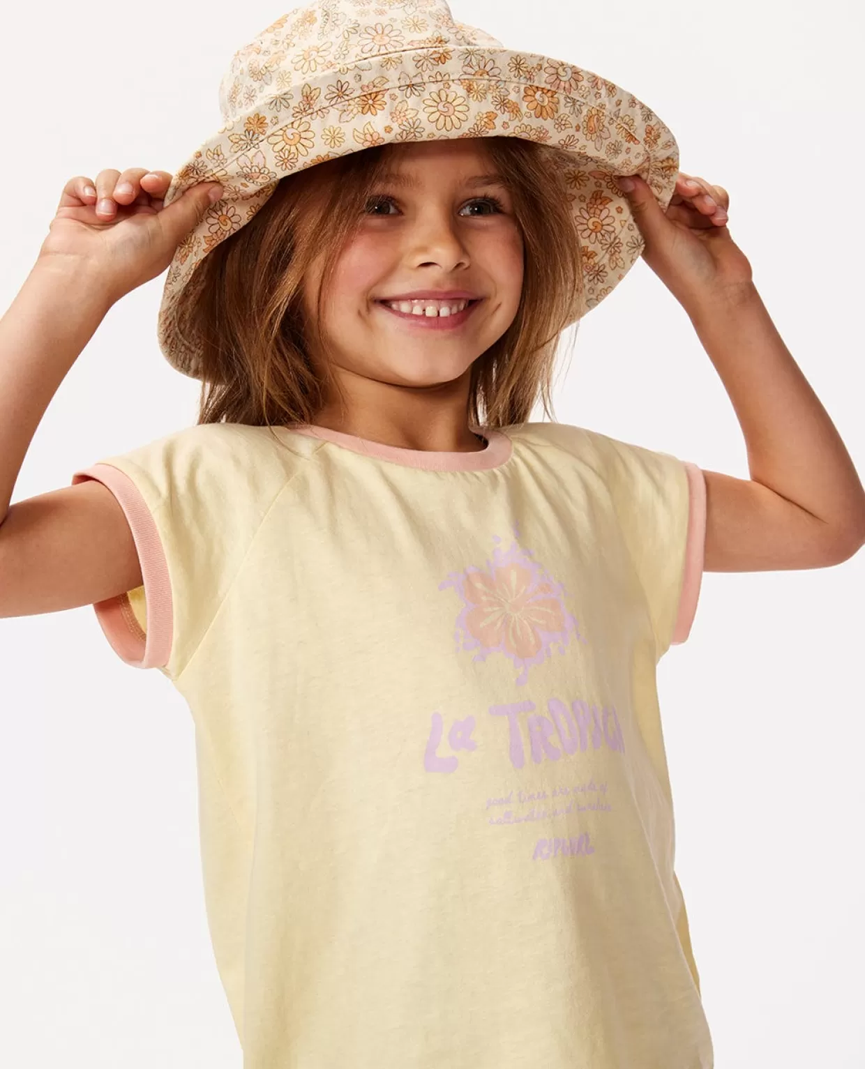 New La Tropica Slogan Tee Girl Kids Tops & Tees