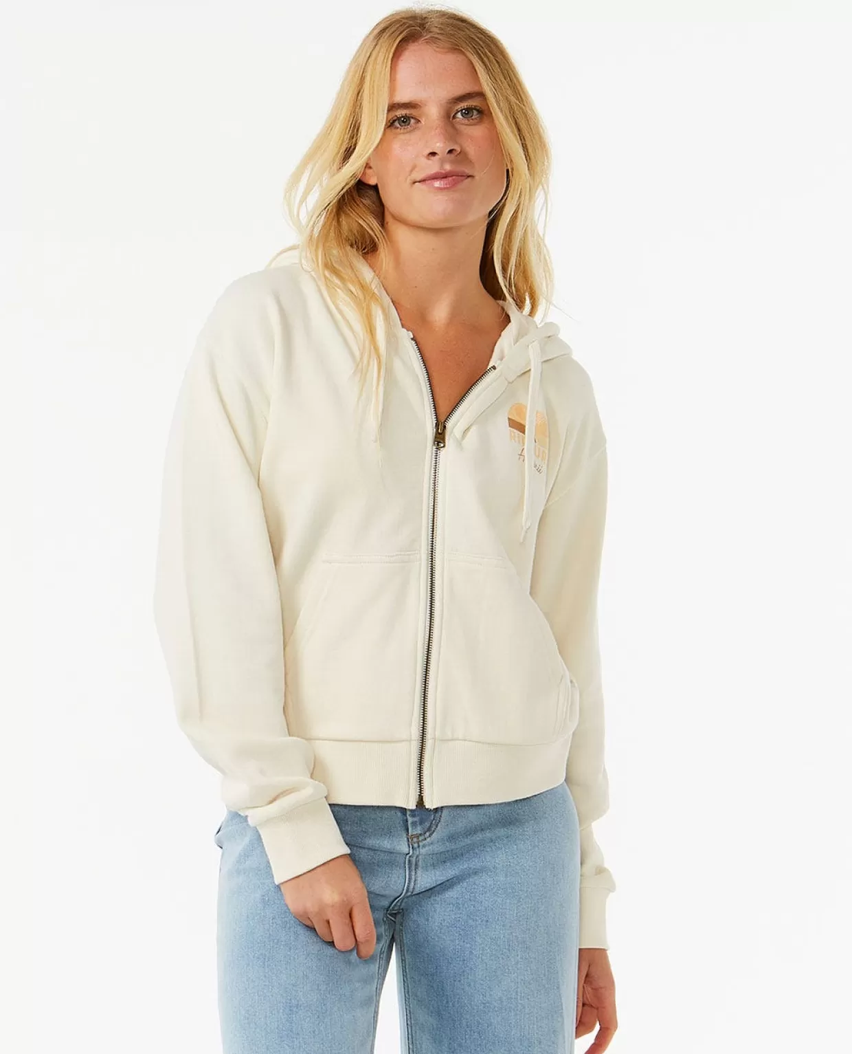 Cheap Line Up Relaxed zip hooded Fleece Women Hoodies & Jumpers | Sea Of Dreams