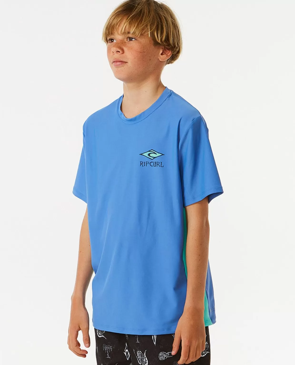 Discount Lost Islands Logo UPF Short Sleeve Boy Kids/BOY Rash Vests & Jackets