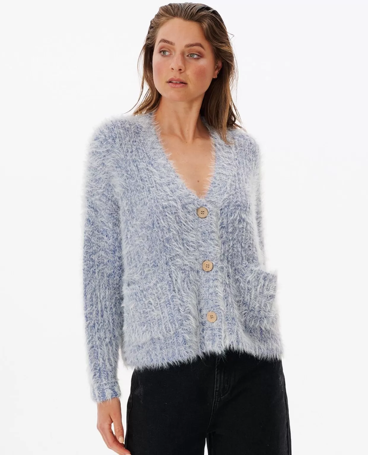 Fashion Melting Waves Cardigan Women Knitwear