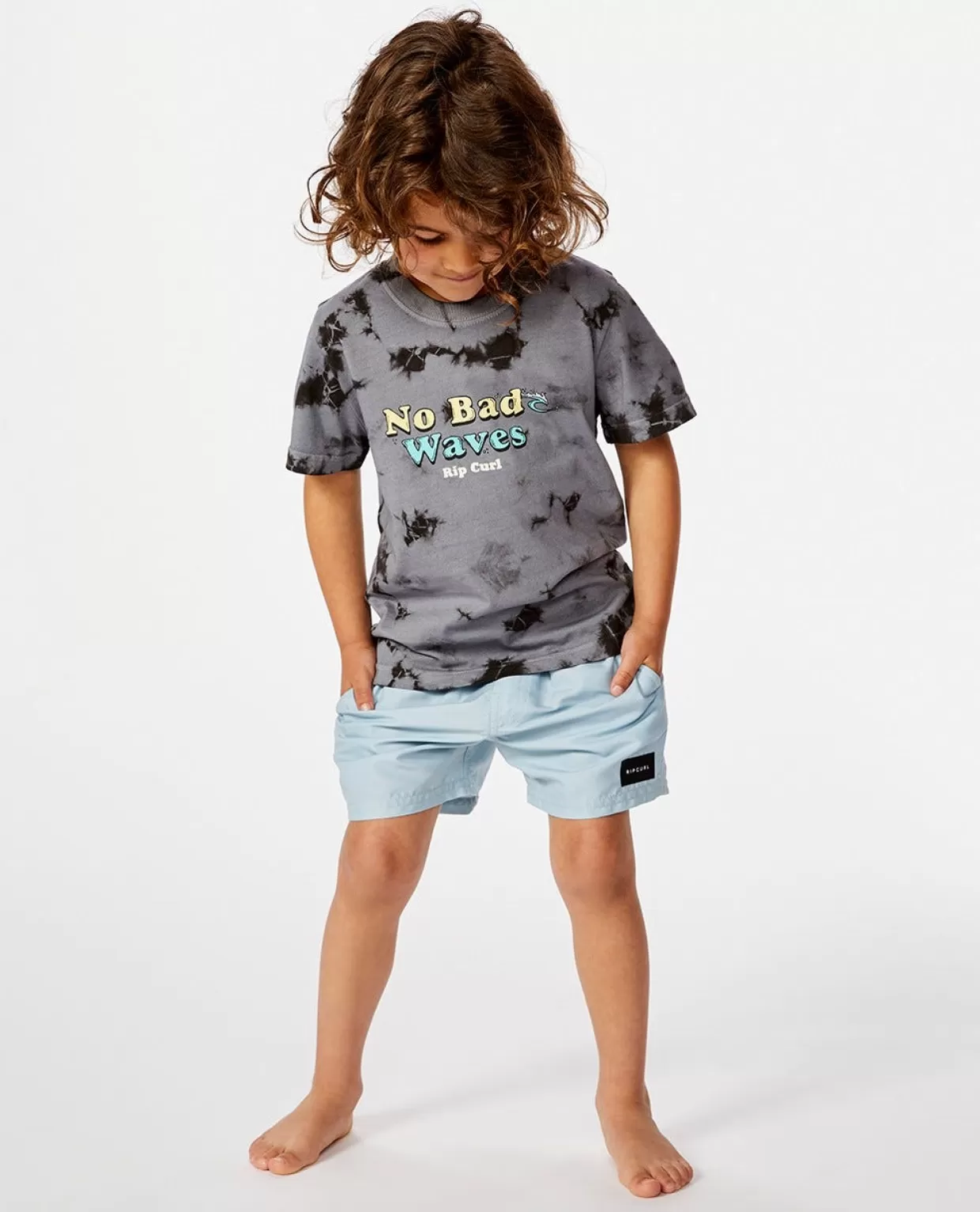 New Micro Waves Slogan Tee Grom Kids/BOY Tops & Tees