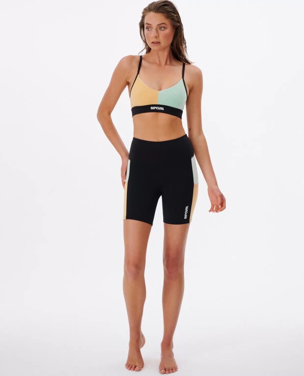 Fashion Mirage Run Swim Surf Crop Top Women Tees & Tanks | Run Swim Surf