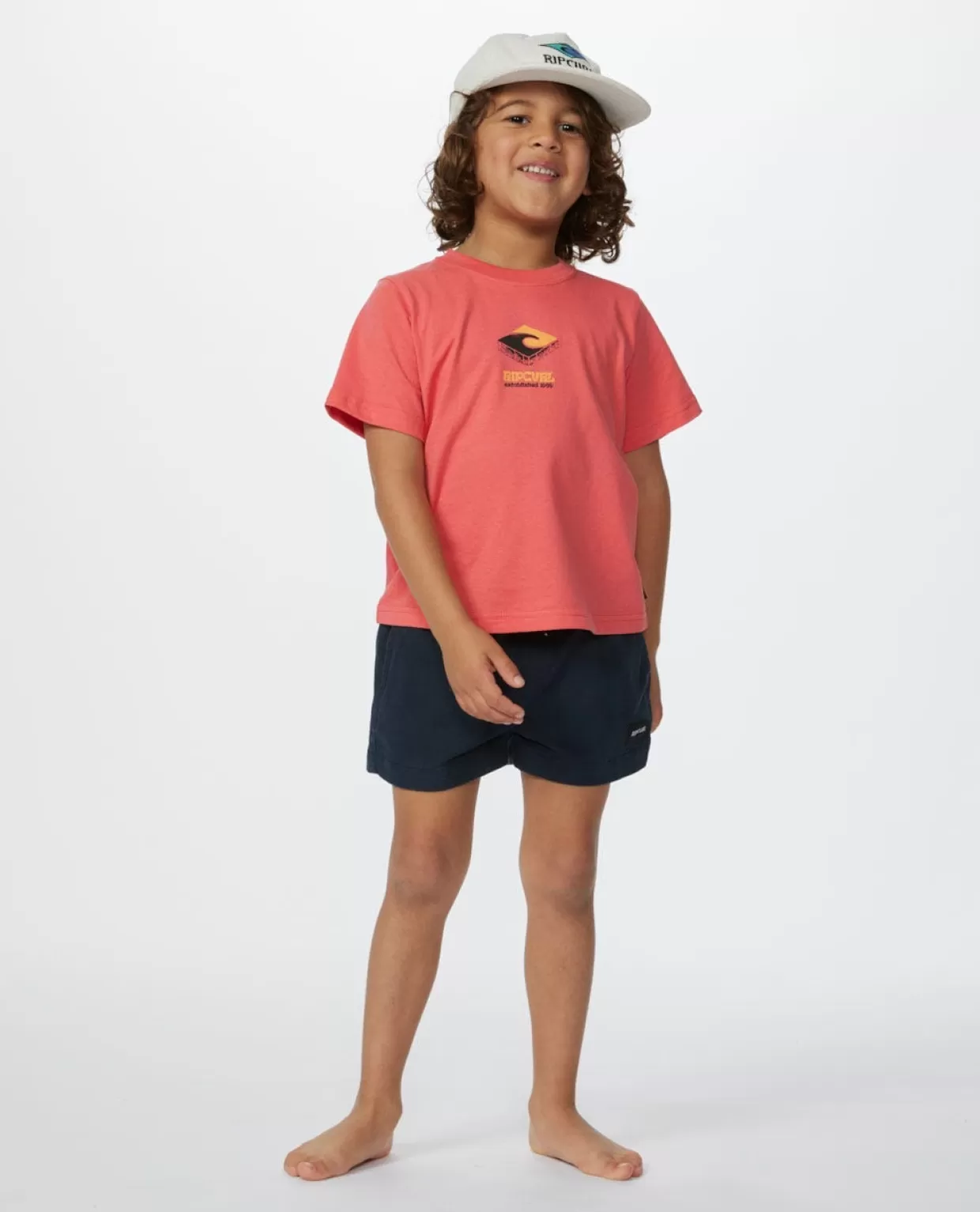 Hot Mystic Waves Logo Short Sleeve Tee Boy Kids/BOY Tops & Tees