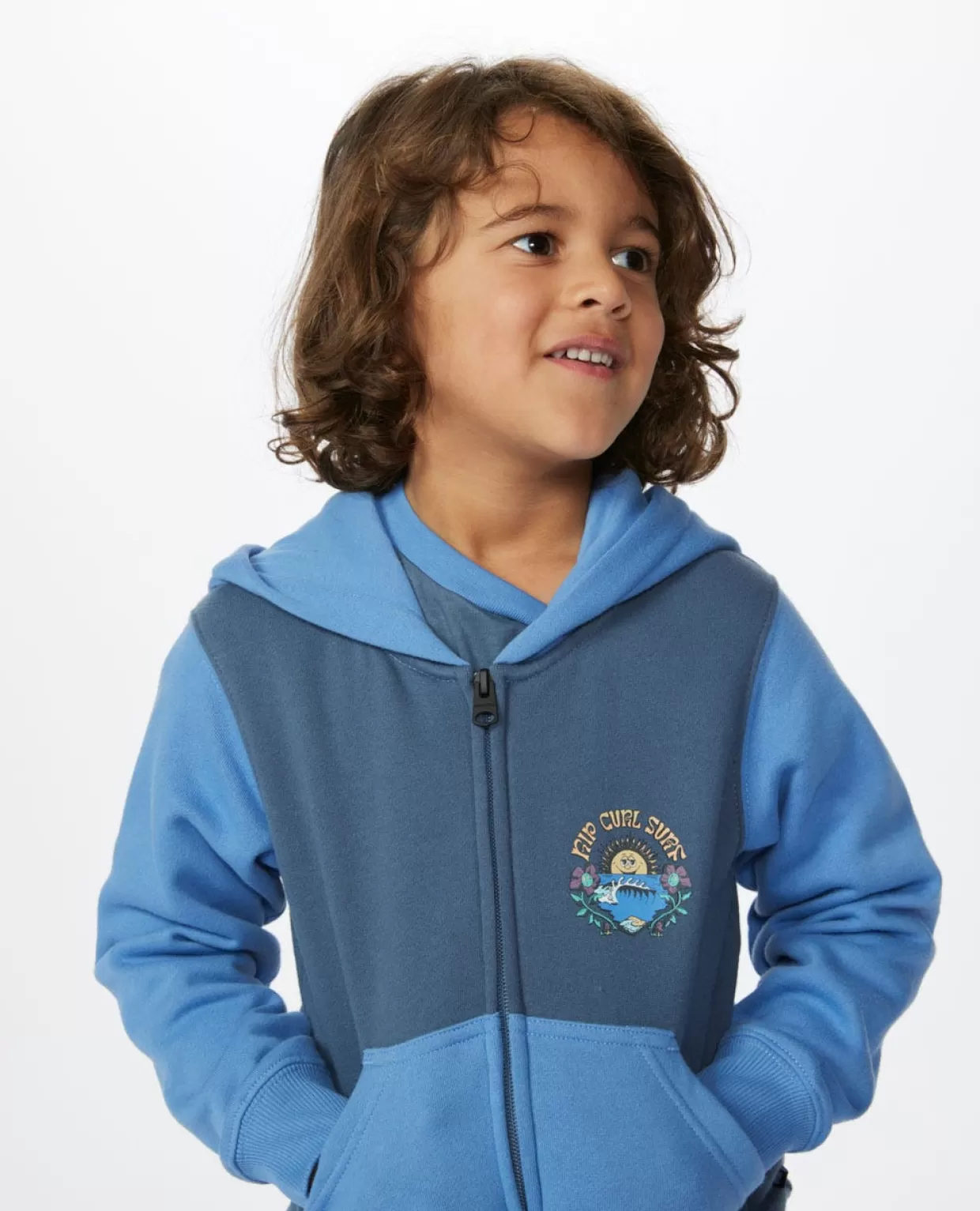 Clearance Mystic Waves Zip hooded Fleece Boy Kids/BOY Hoodies & Jumpers