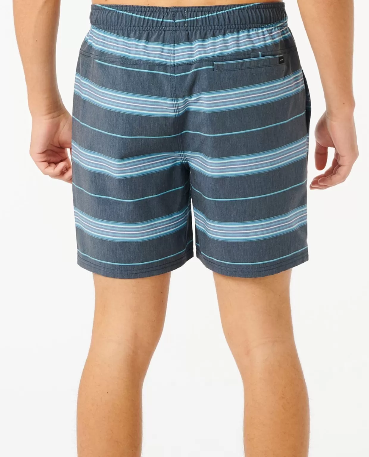 Store Pacific Rinse Stripe 17" Volley Boardshorts | Performance