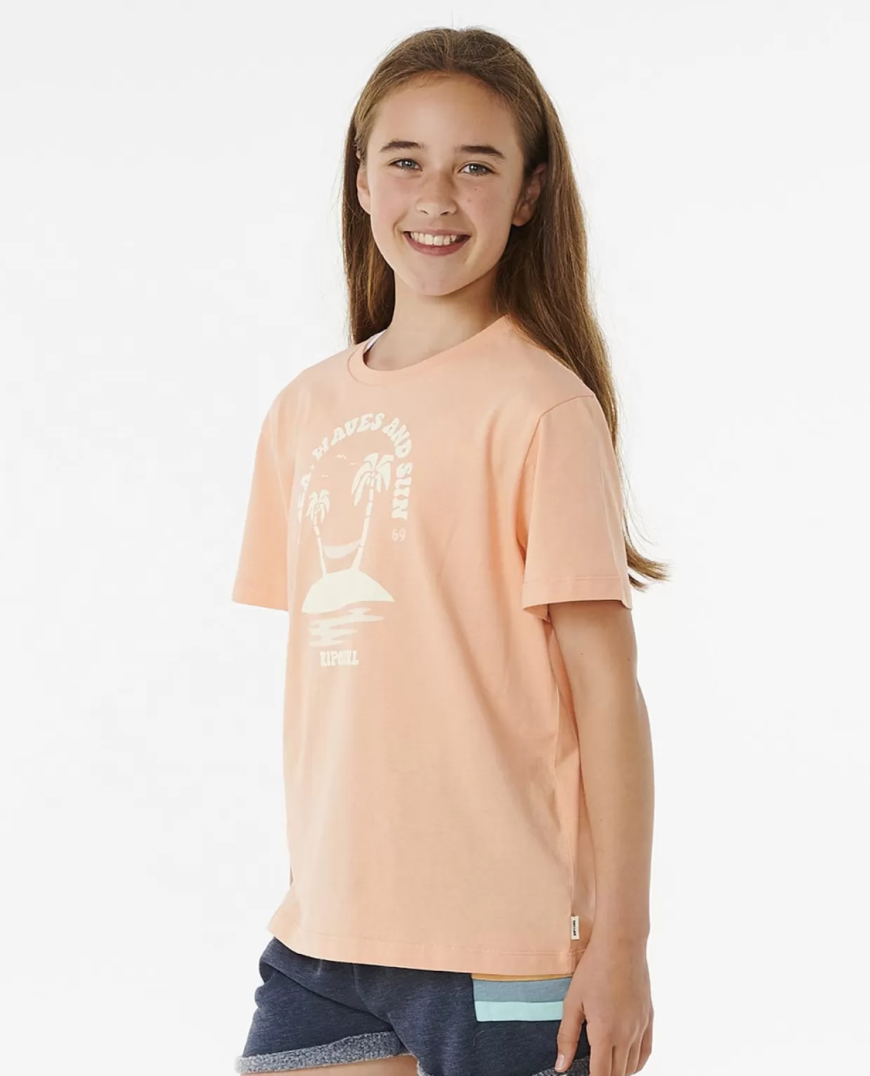 Outlet Peachy Short Sleeve Tee Girl Kids Tops & Tees