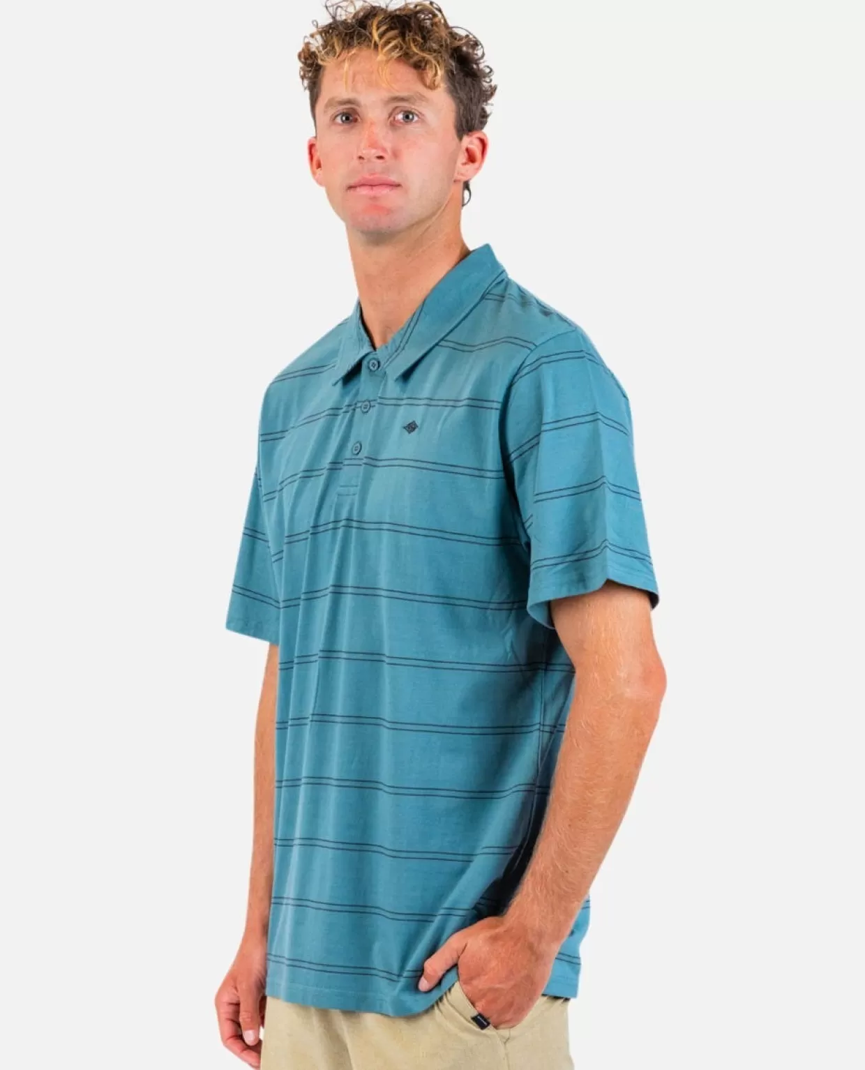 Fashion Plain Stripe Polo Shirts & Polos