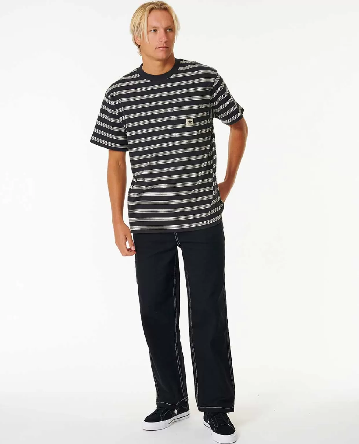Flash Sale Quality Surf Products Stripe Short Sleeve Tee Tees & Tanks | Quality Surf Products