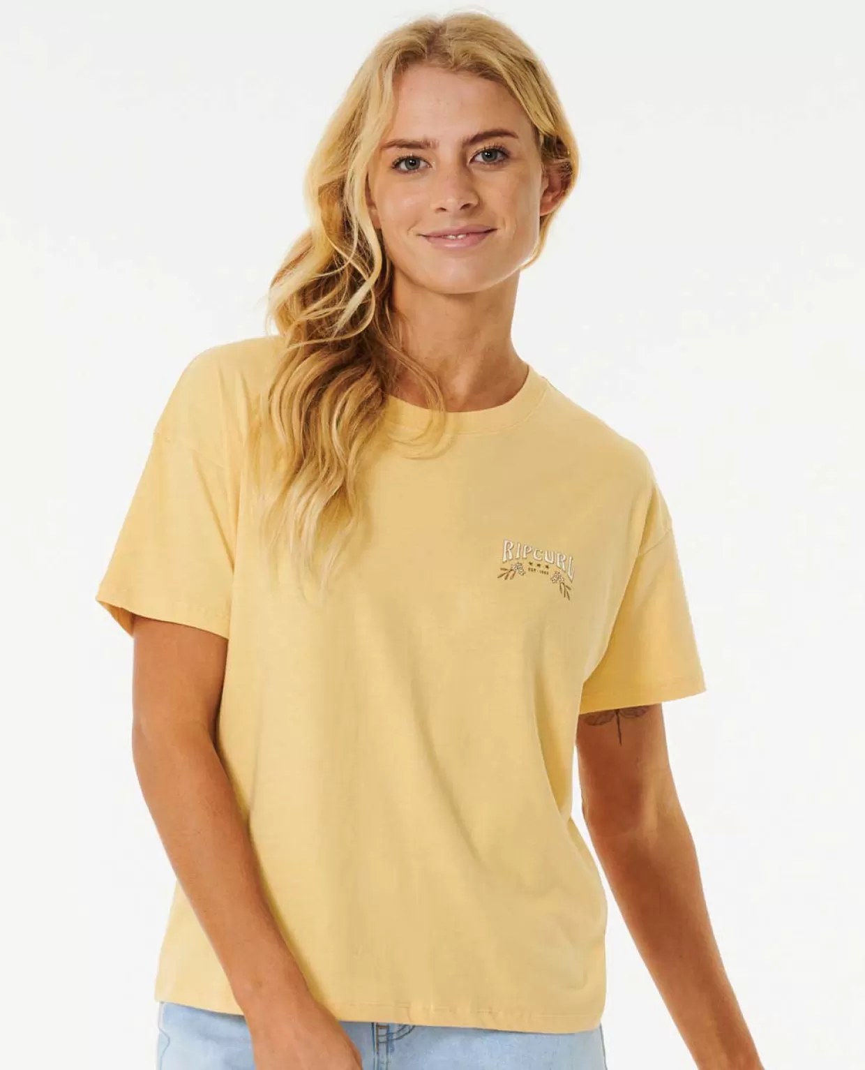 Cheap Riptide Relaxed Short Sleeve Tee Women Tees & Tanks