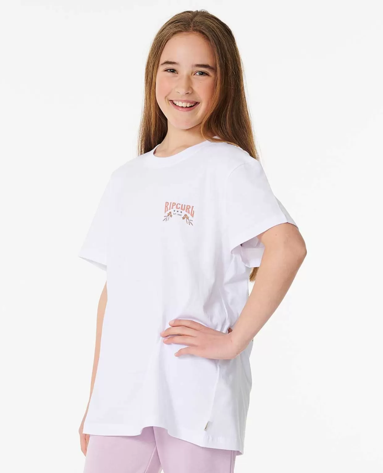 Store Riptide Relaxed Short Sleeve Tee Girl Kids Tops & Tees