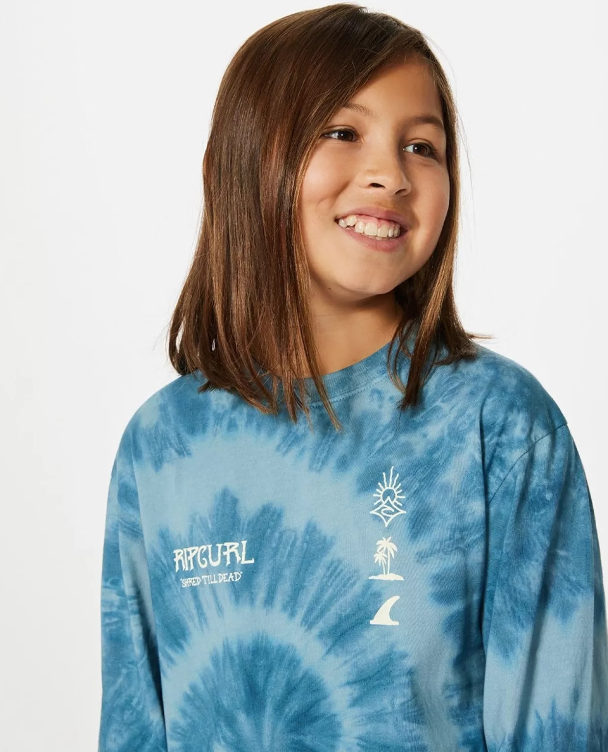 Best Sale Shred Tie Dye Long Sleeve Tee Boy Kids/BOY Tops & Tees