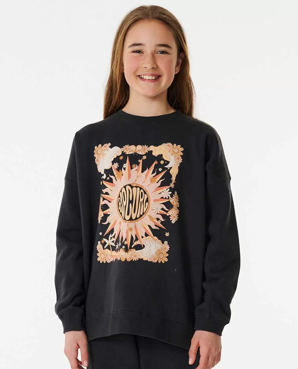 Cheap Sun Catcher Crew Fleece Girl Kids Hoodies & Jumpers