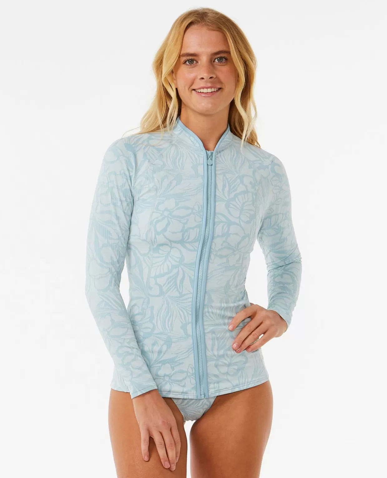 Shop Sun Chaser Long Sleeve Zip Rash Vest Women Rash Vests