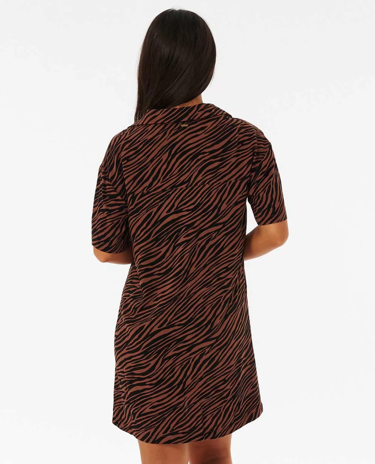 New Sun Club Zebra Buttons Dress Women Dresses & Rompers