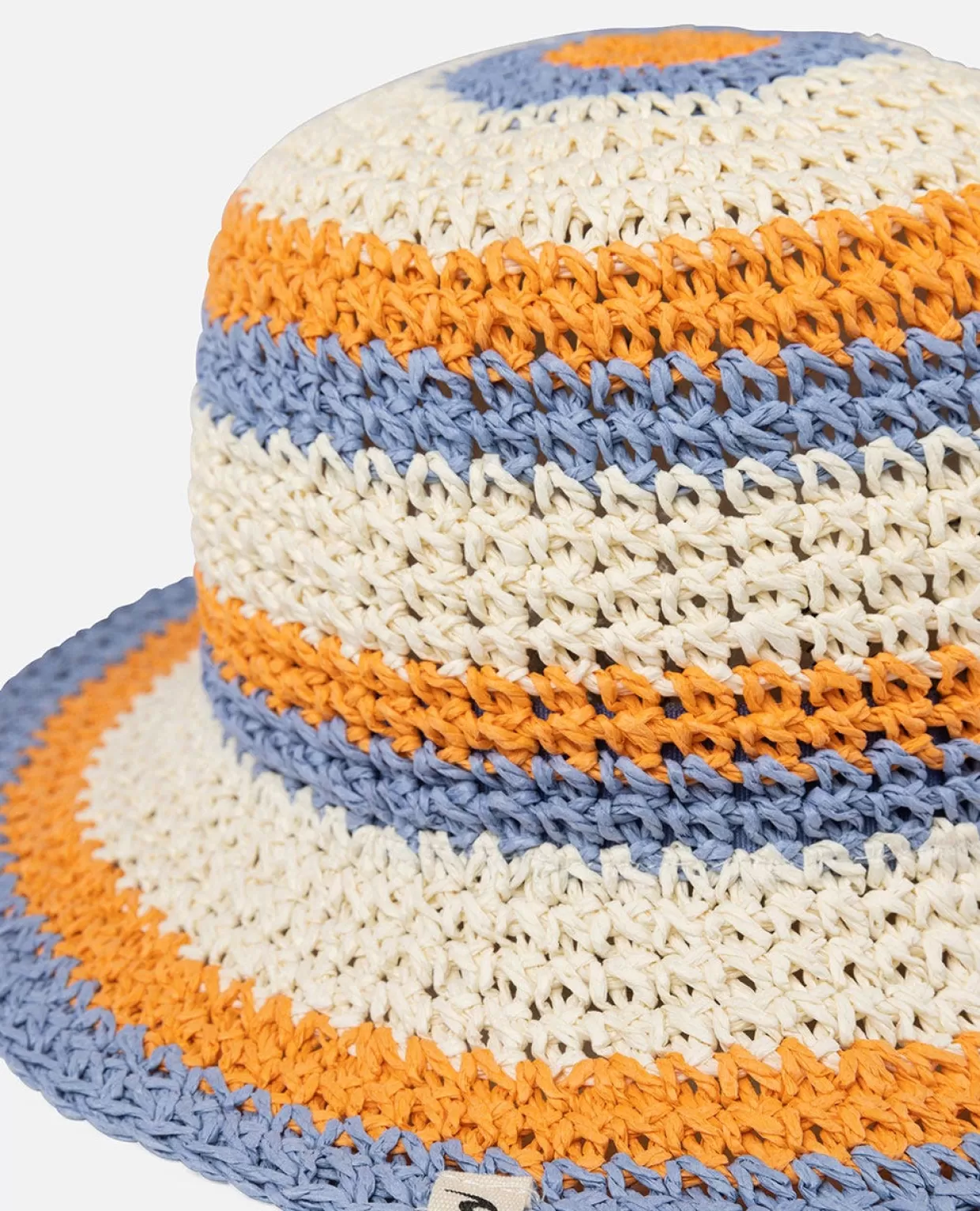 Discount Sun Stripe Crochet Hat Girl Kids Hats & Beanies