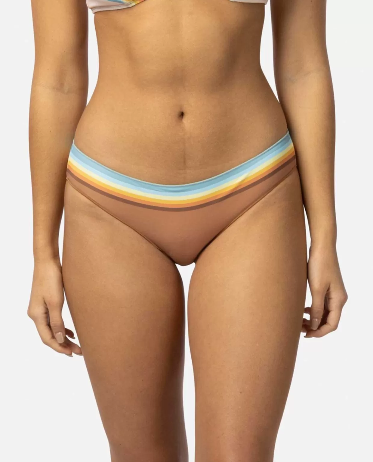 Online Sunrise Stripe Cheeky Hipster Bikini Pant Women Bikini Bottoms