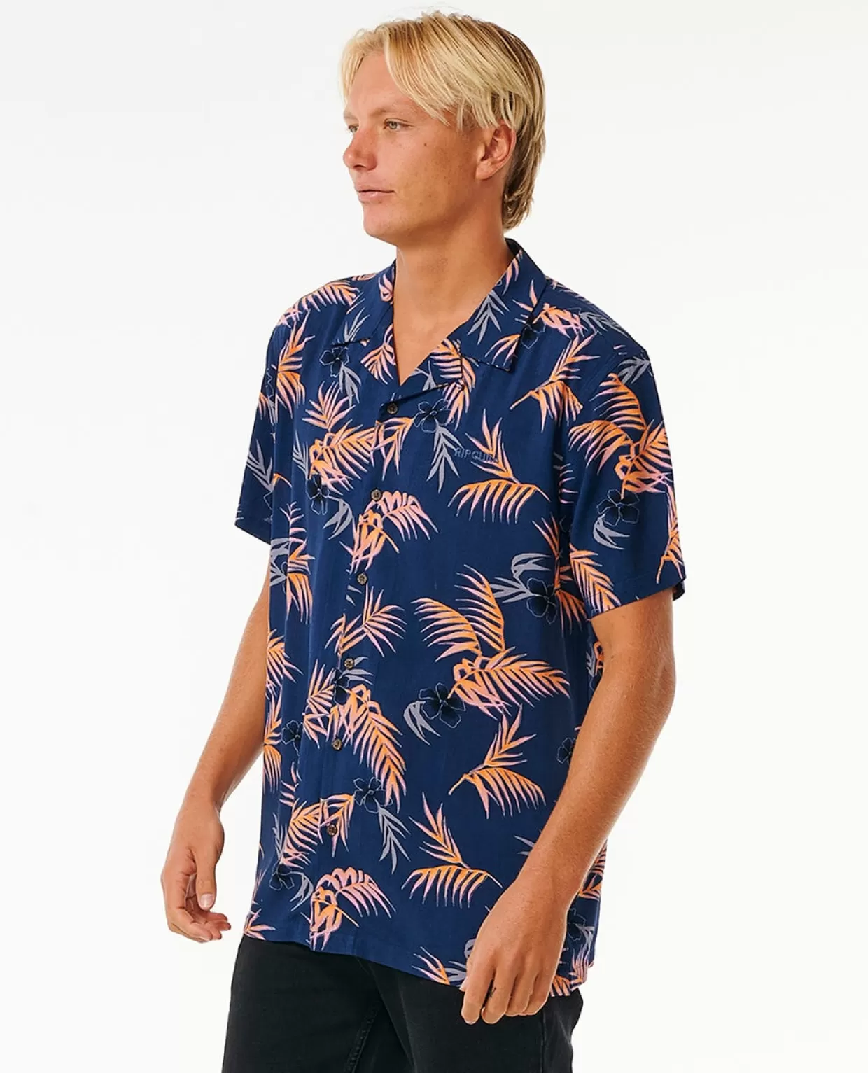 Cheap Surf Revival Floral Short Sleeve Shirt Shirts & Polos