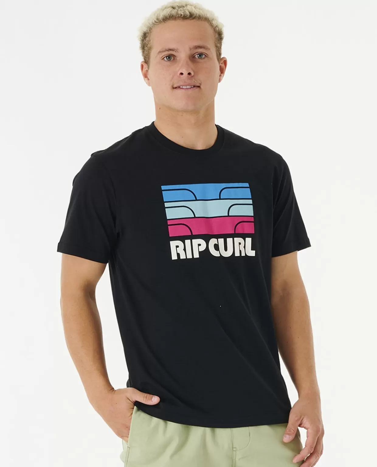 Fashion Surf Revival Waving Tee Tees & Tanks